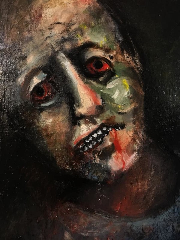 Corpse Baring Teeth by Brian Huntress