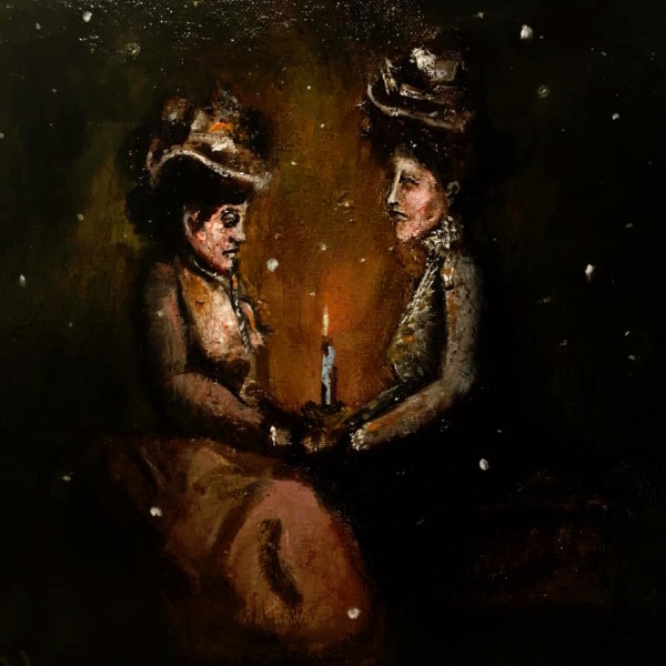 Sisters in Candlelight by Brian Huntress