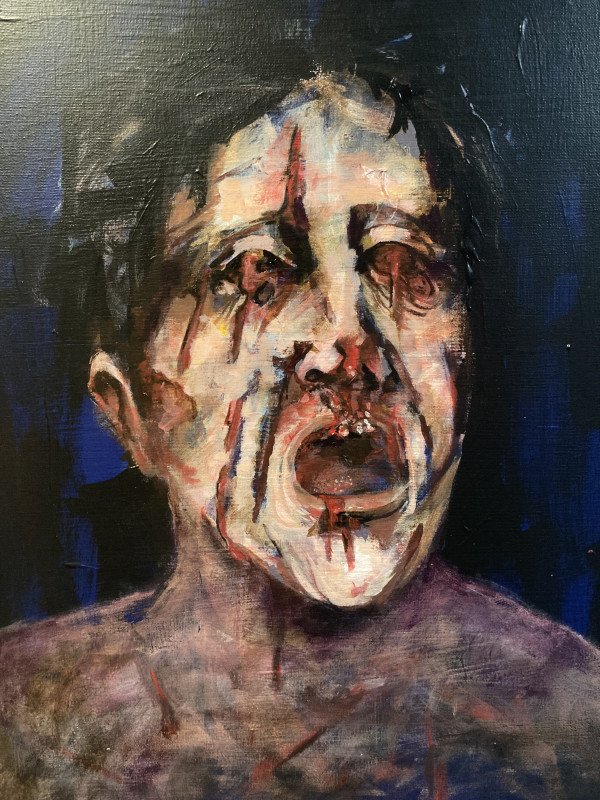Man with Flayed Eyes by Brian Huntress