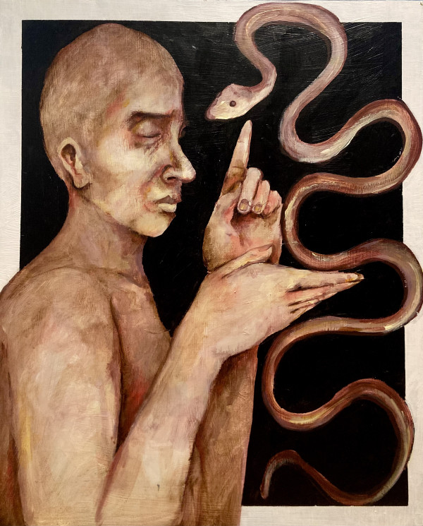 Man Conjuring Snake by Brian Huntress
