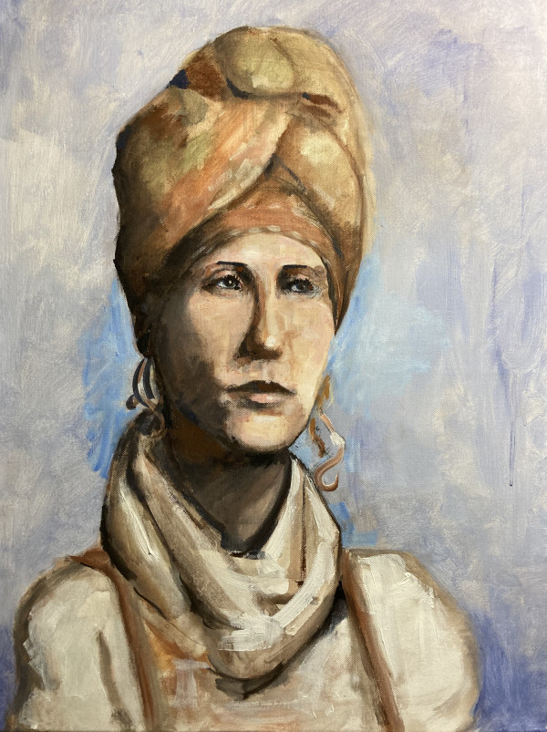 Woman with a Headdress by Brian Huntress