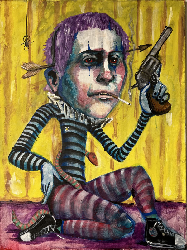 Clown with Gun by Brian Huntress