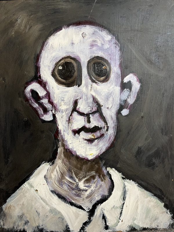 Man with Large Eyes by Brian Huntress