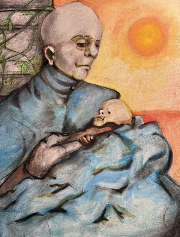 Grandmother with Child by Brian Huntress