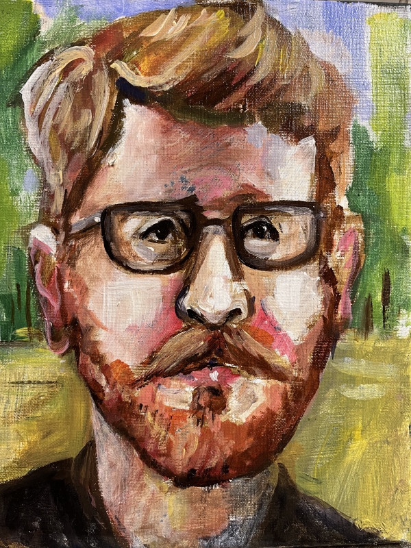Man with Glasses by Brian Huntress