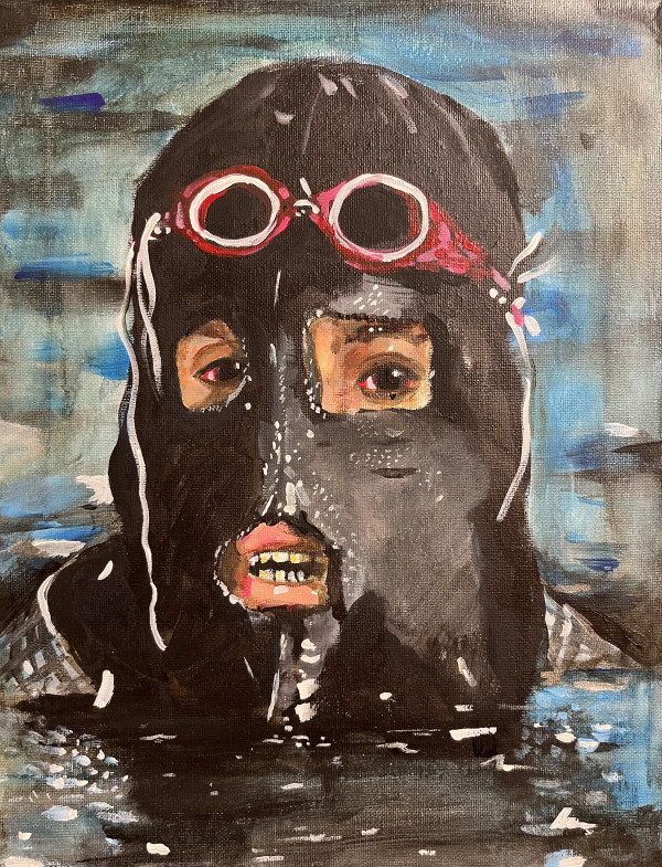 Filipinos Diver with Mask by Brian Huntress