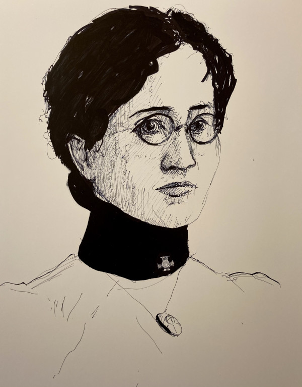 Portrait of Woman with Glasses by Brian Huntress