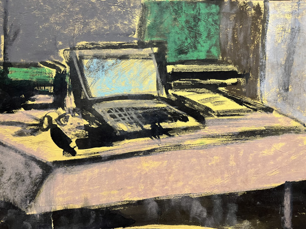 Laptop on the Desk by Brian Huntress