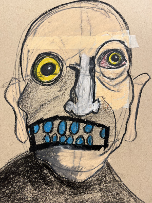 Man with Blue Teeth by Brian Huntress