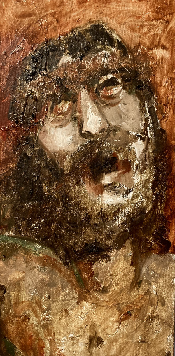 Jesus Crying Out in Pain by Brian Huntress
