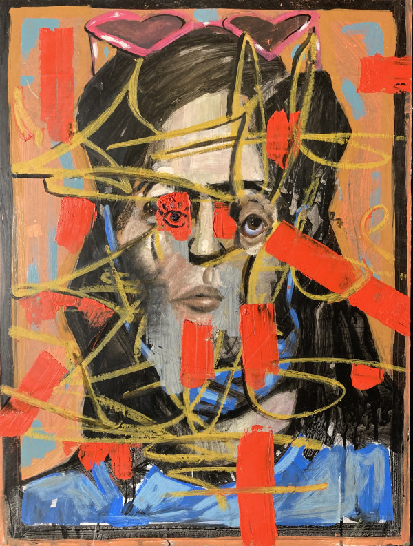 Self Portrait with Fractured Identity by Brian Huntress