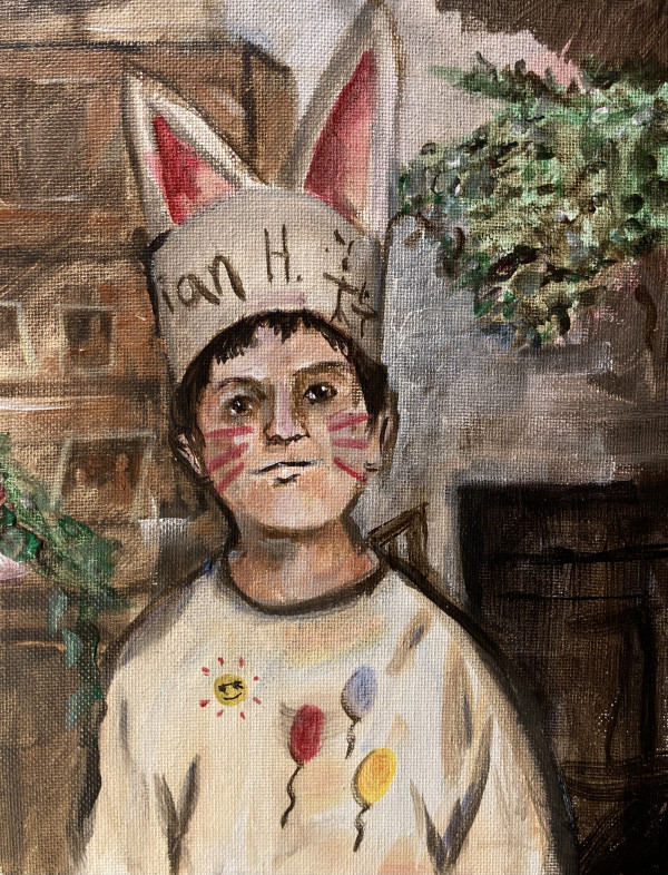 Self Portrait as a Child on Easter by Brian Huntress