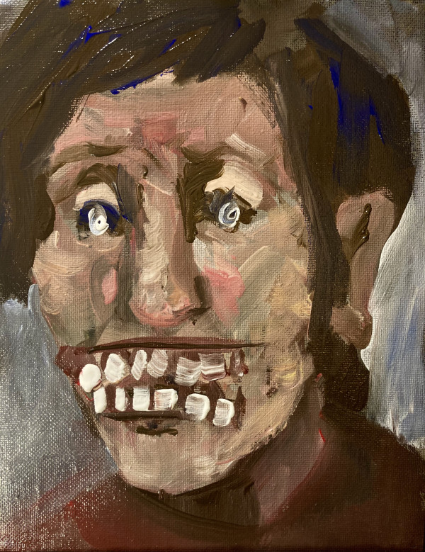 Man with Teeth Bared by Brian Huntress