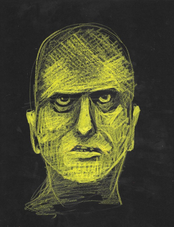 Angry Bald Man by Brian Huntress