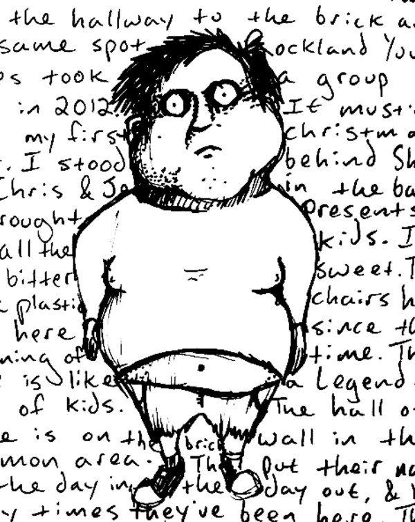 Self Portrait as a Fat, Young Boy by Brian Huntress