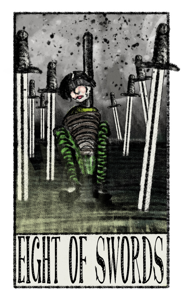 Eight of Swords by Brian Huntress