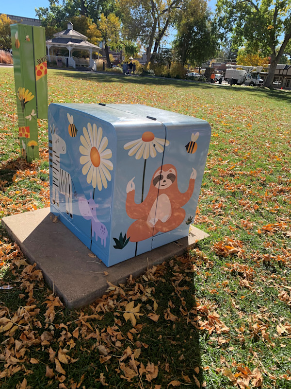 Utility Wrap - Animal Fun - Blue (O'Brien Park)