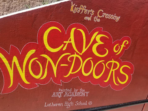 Cave of Won-Doors (Paint Parker Mural) by Lutheran High School Art Students