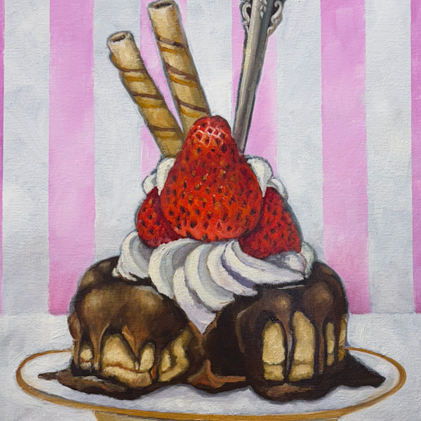 Choclate Drenched Eclair by Geraldine Arata