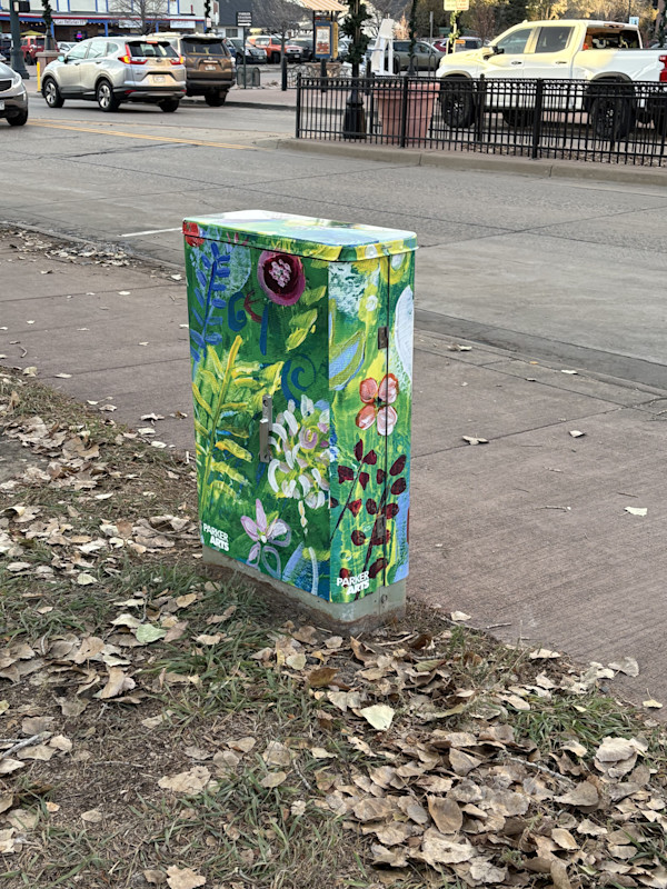 Utility Cabinet - Flowers (The Schoolhouse)