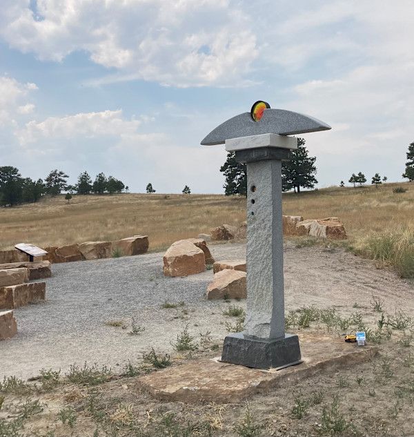 Amber Eye (Permanent Public Art) by Glenn Zweygardt