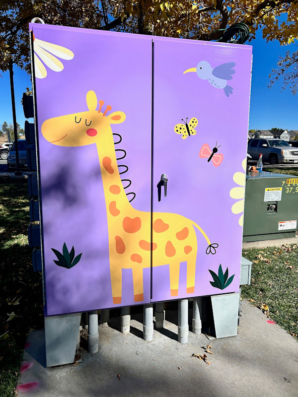 Utility Wrap - Animal Fun - Purple (O'Brien Park)