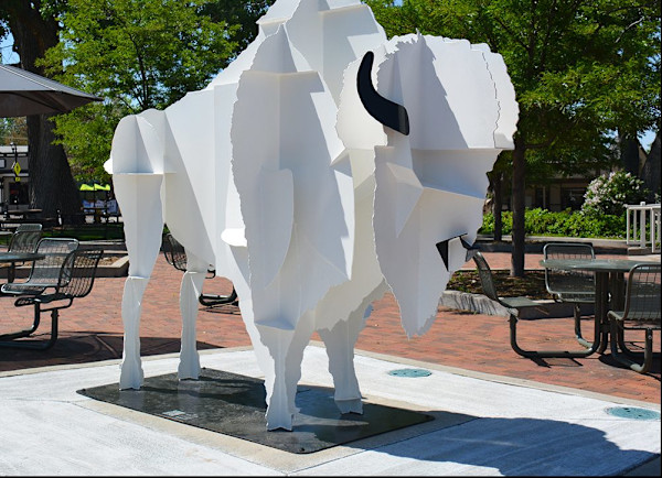 Tatanka Ska (Permanent Public Art) by Jacob Novinger