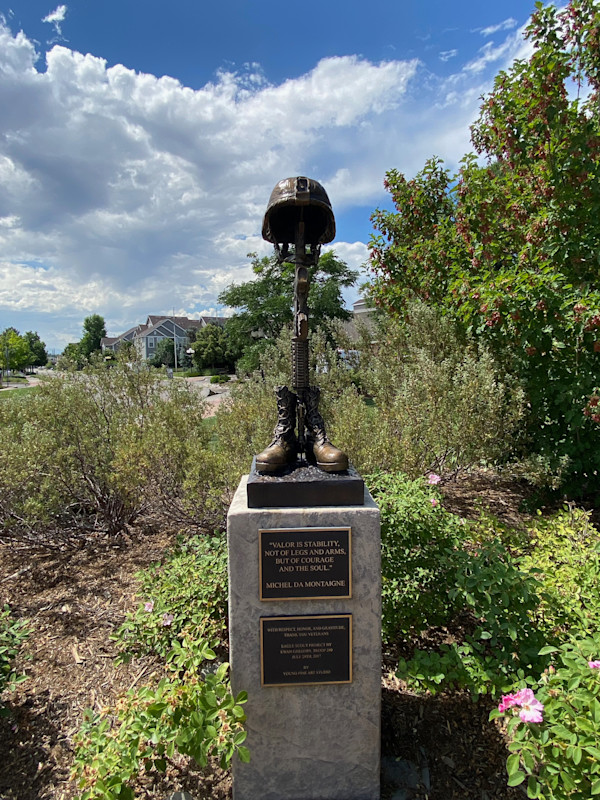 Battlefield Cross (Permanent Public Art) by Richard Young