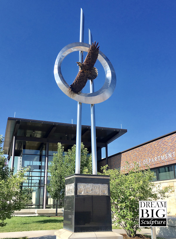 Freedom Through Safety (Permanent Public Art) by Adam Schultz