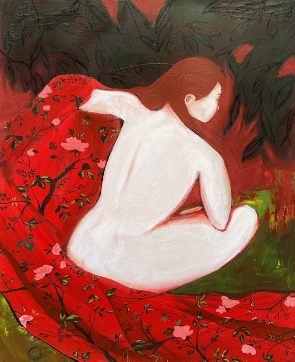 Woman in Red by Tessa Goble