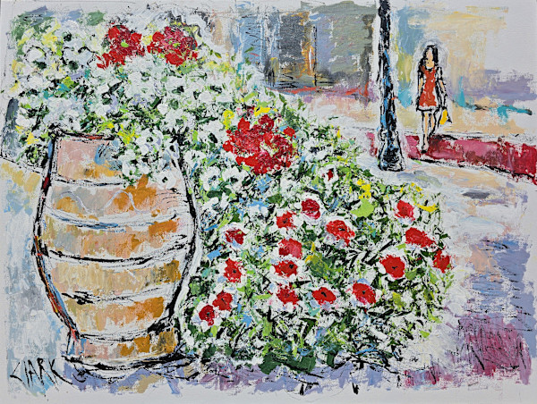 Flowers on the Avenue by Gary Clark