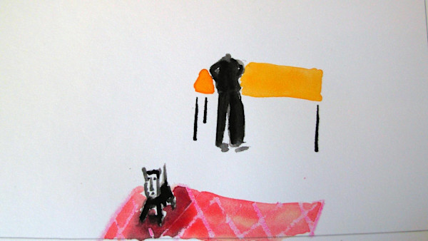Red Matt Dog by Sarah Jane Lapp