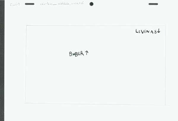 020-bas_013-hbule Buber and Levinas text by Sarah Jane Lapp