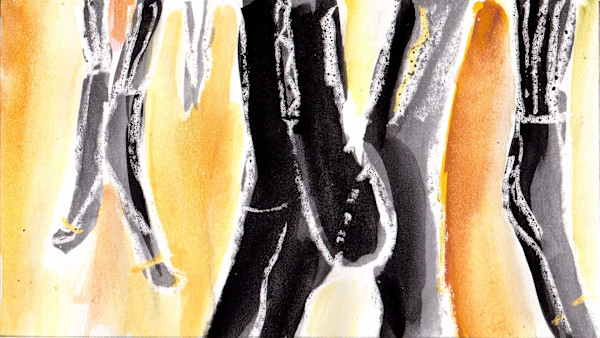 010home_035sock (hanging black socks) by Sarah Jane Lapp