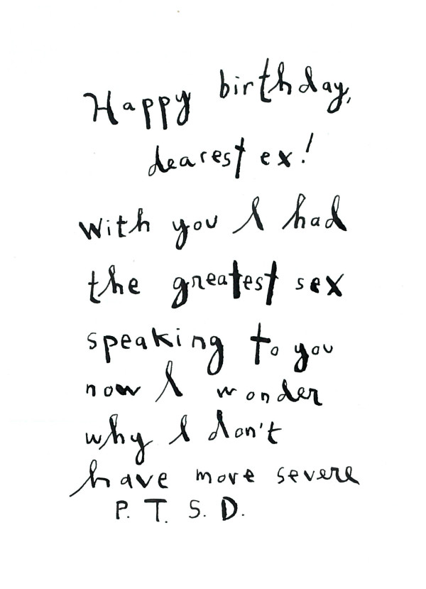 Card Ex Birthday by Sarah Jane Lapp