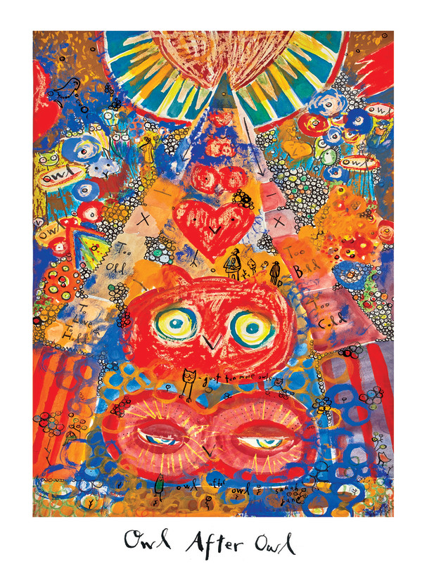 Owl After Owl Card by Sarah Jane Lapp