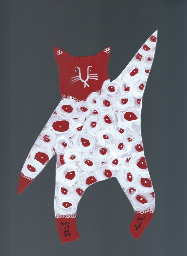 Disco Cat no. 23 by Sarah Jane Lapp