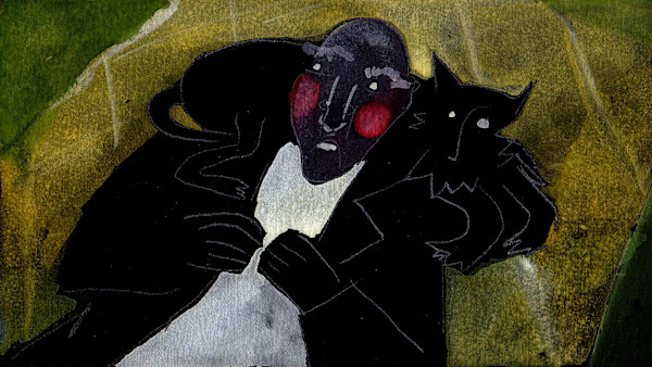 Eulogist with Dracula by Sarah Jane Lapp