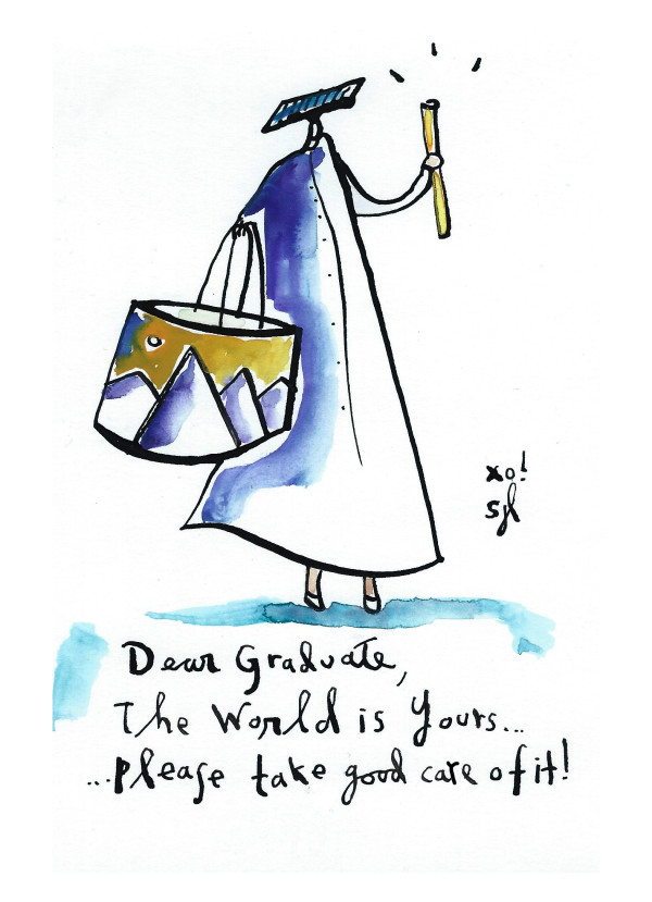 Graduate World by Sarah Jane Lapp