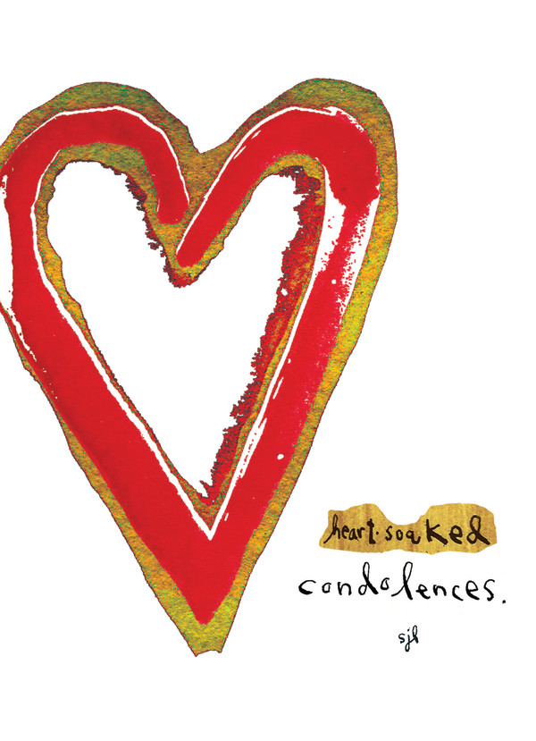 Heartsoaked Condolences by Sarah Jane Lapp