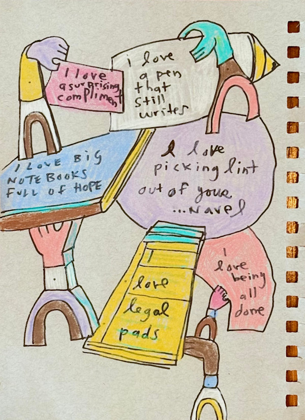 I Love (study) by Sarah Jane Lapp