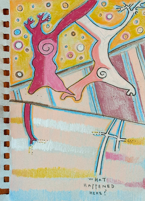 What happened here? by Sarah Jane Lapp
