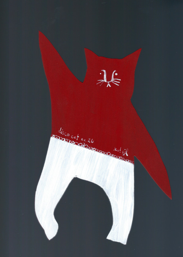 Disco Cat no. 26 by Sarah Jane Lapp