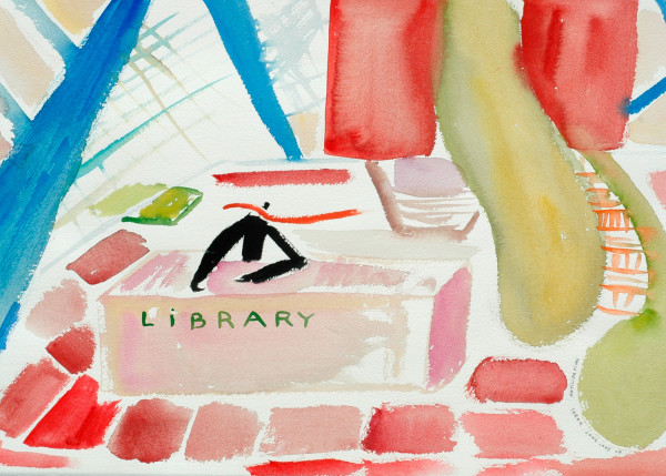 Library Anticipation by Sarah Jane Lapp