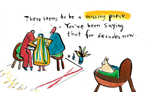 Puzl (There seems to be a missing piece) by Sarah Jane Lapp
