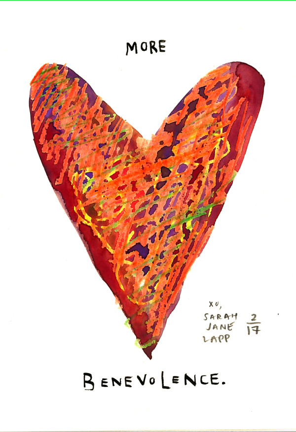 More Benevolence by Sarah Jane Lapp