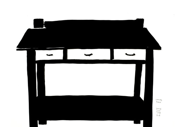 Thank You Card Serving Table by Sarah Jane Lapp