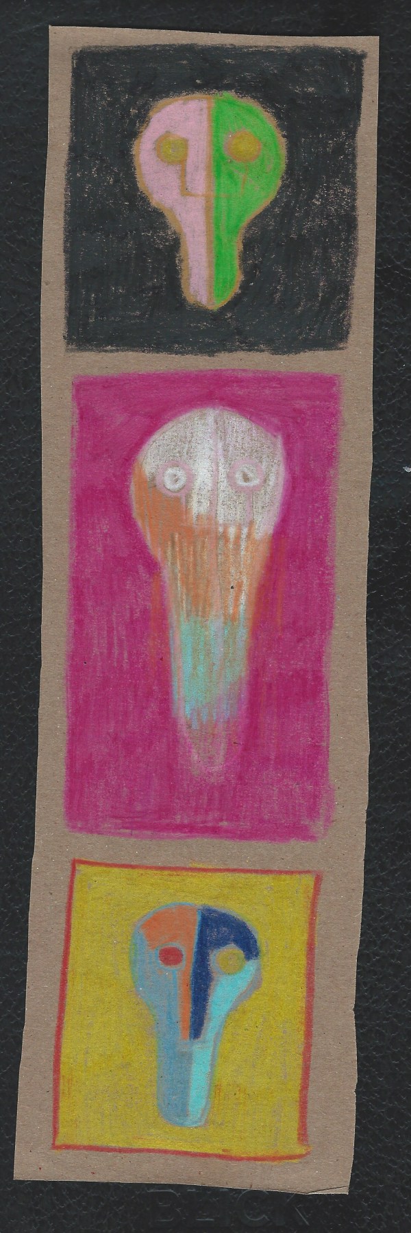 Three-blackfuschiayellow by Sarah Jane Lapp