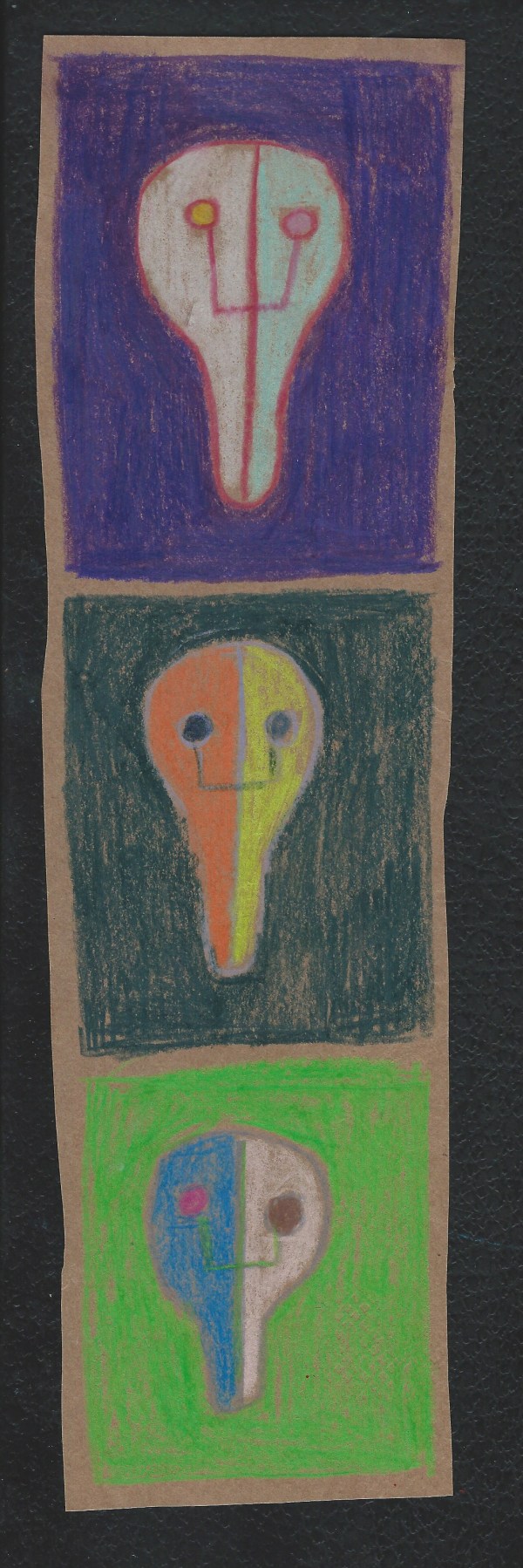 Three-purpleblacklimegreen by Sarah Jane Lapp