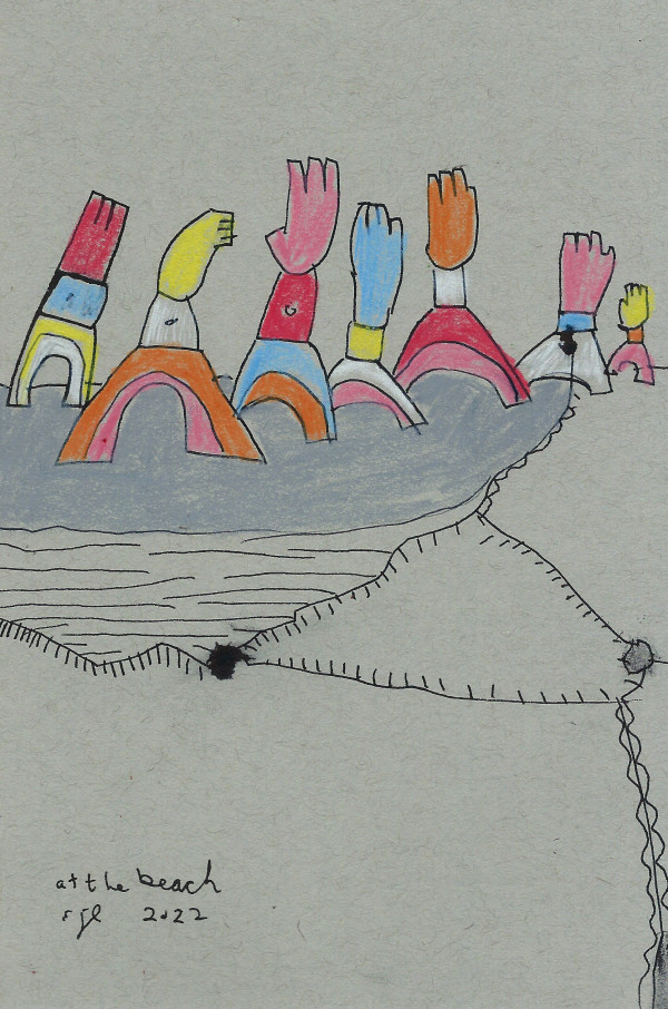 At the Beach by Sarah Jane Lapp